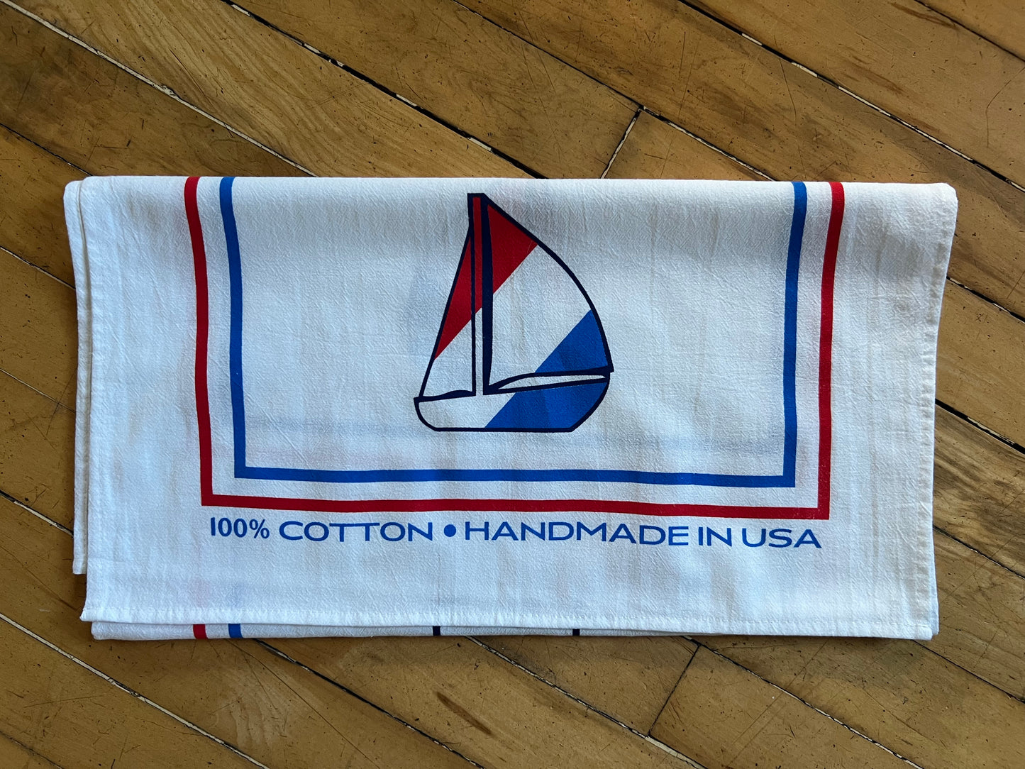 Bateau Tea Towel