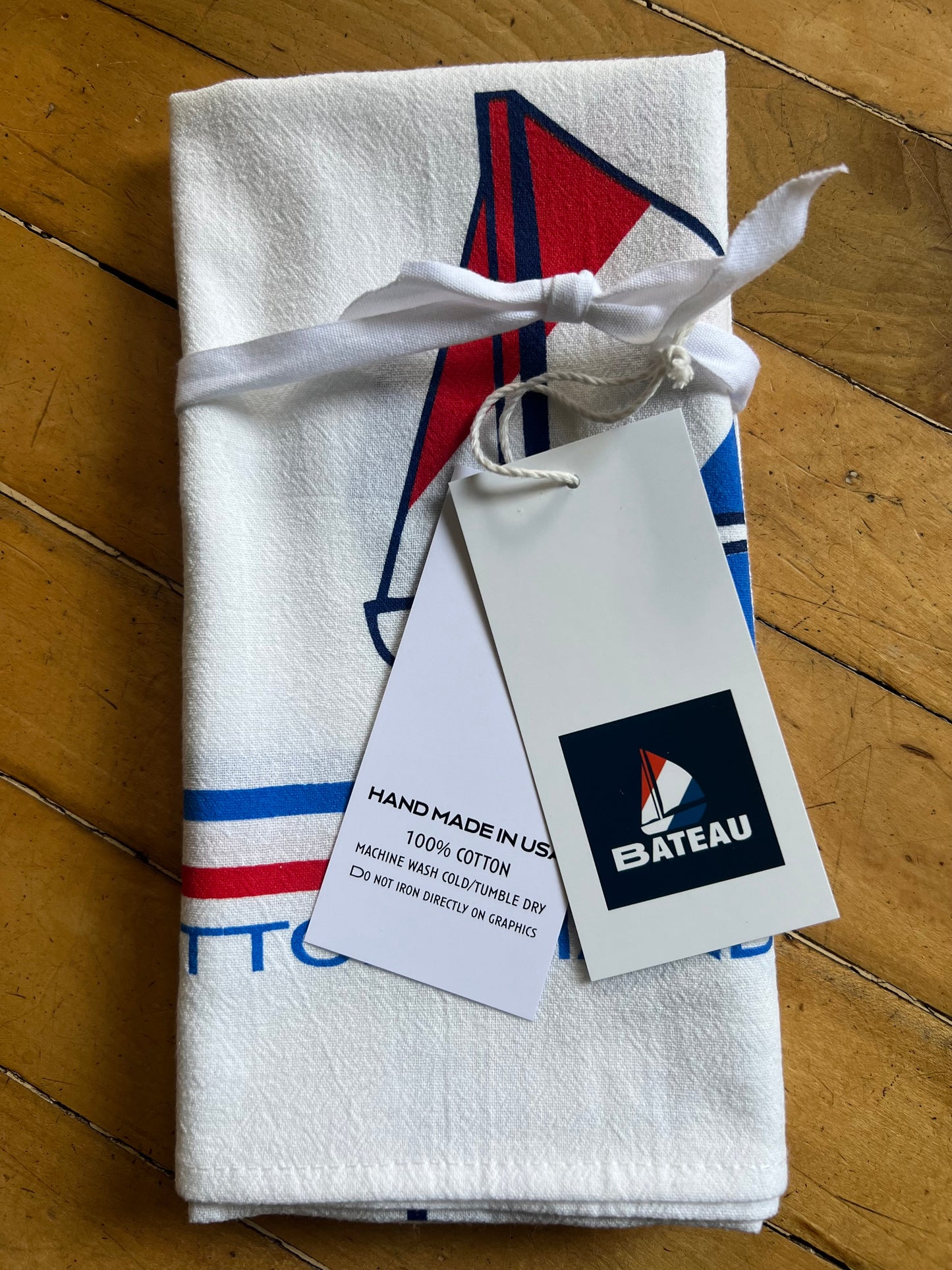 Bateau Tea Towel