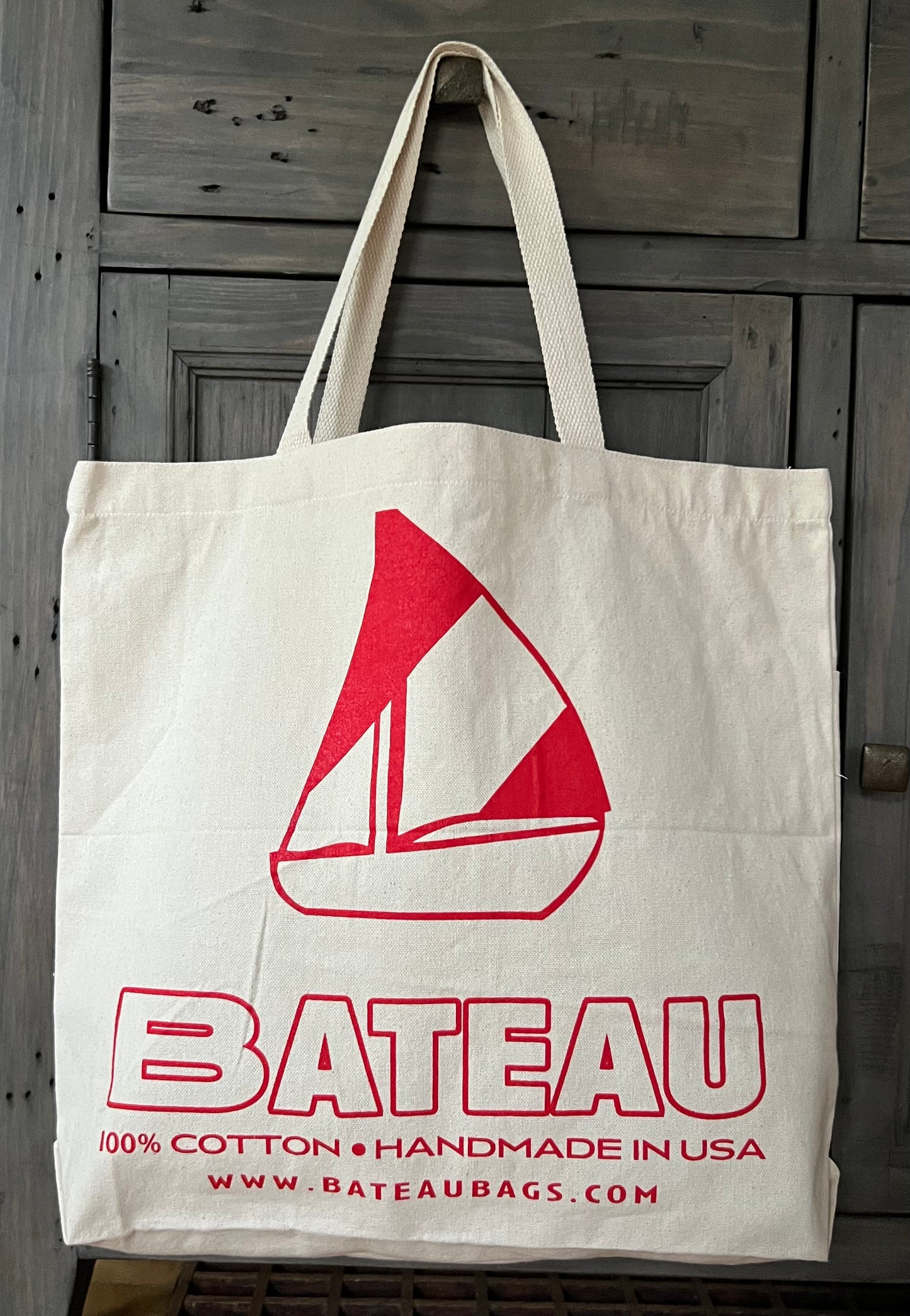 Bateau Logo Cotton Tote/Handbag