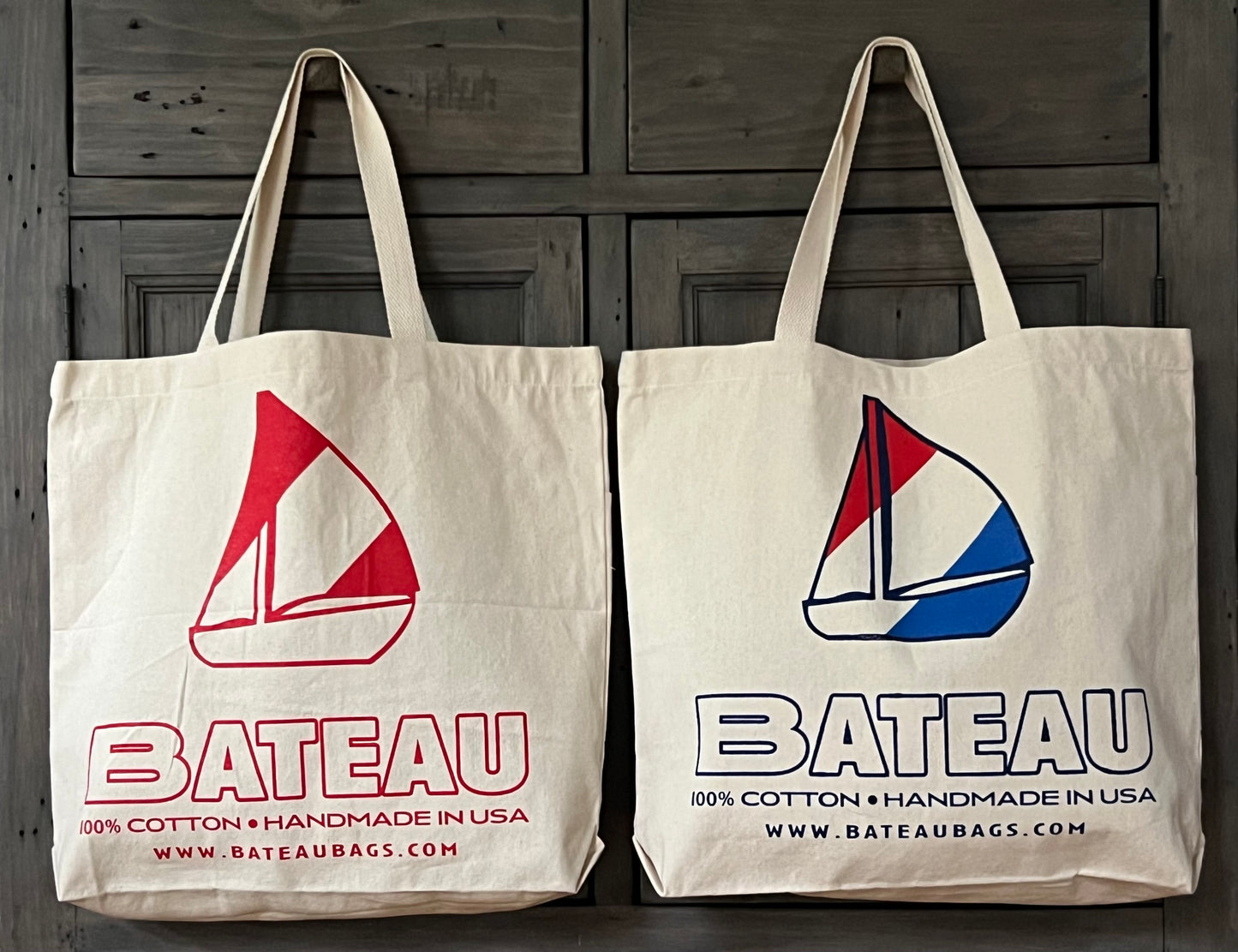 Bateau Logo Cotton Tote/Handbag