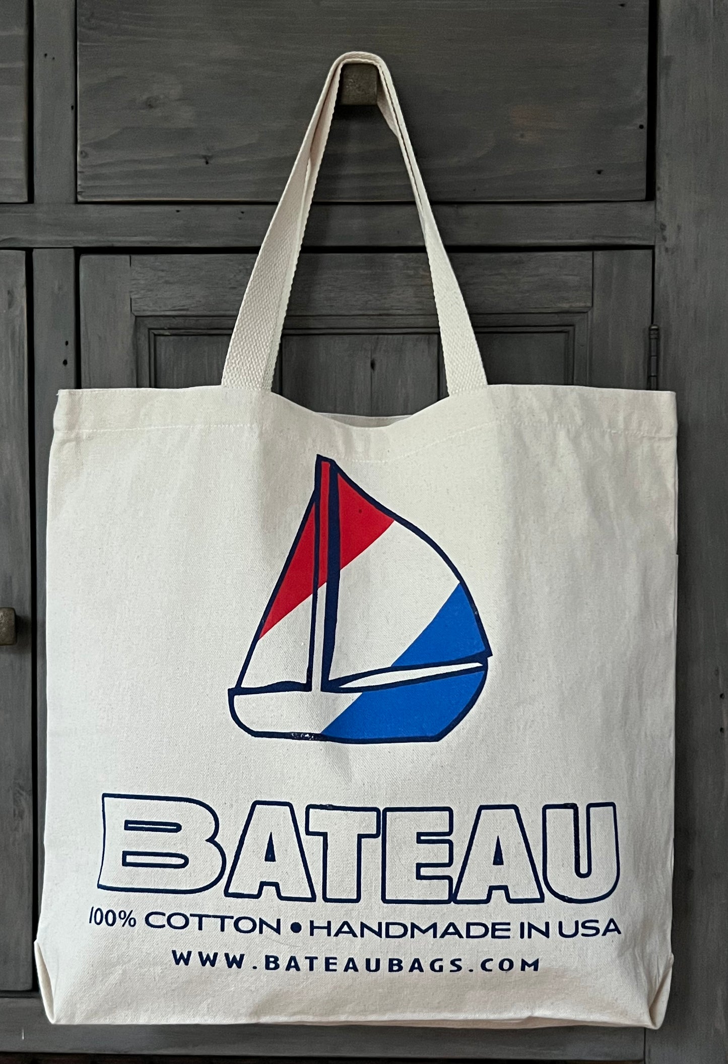 Bateau Logo Cotton Tote/Handbag